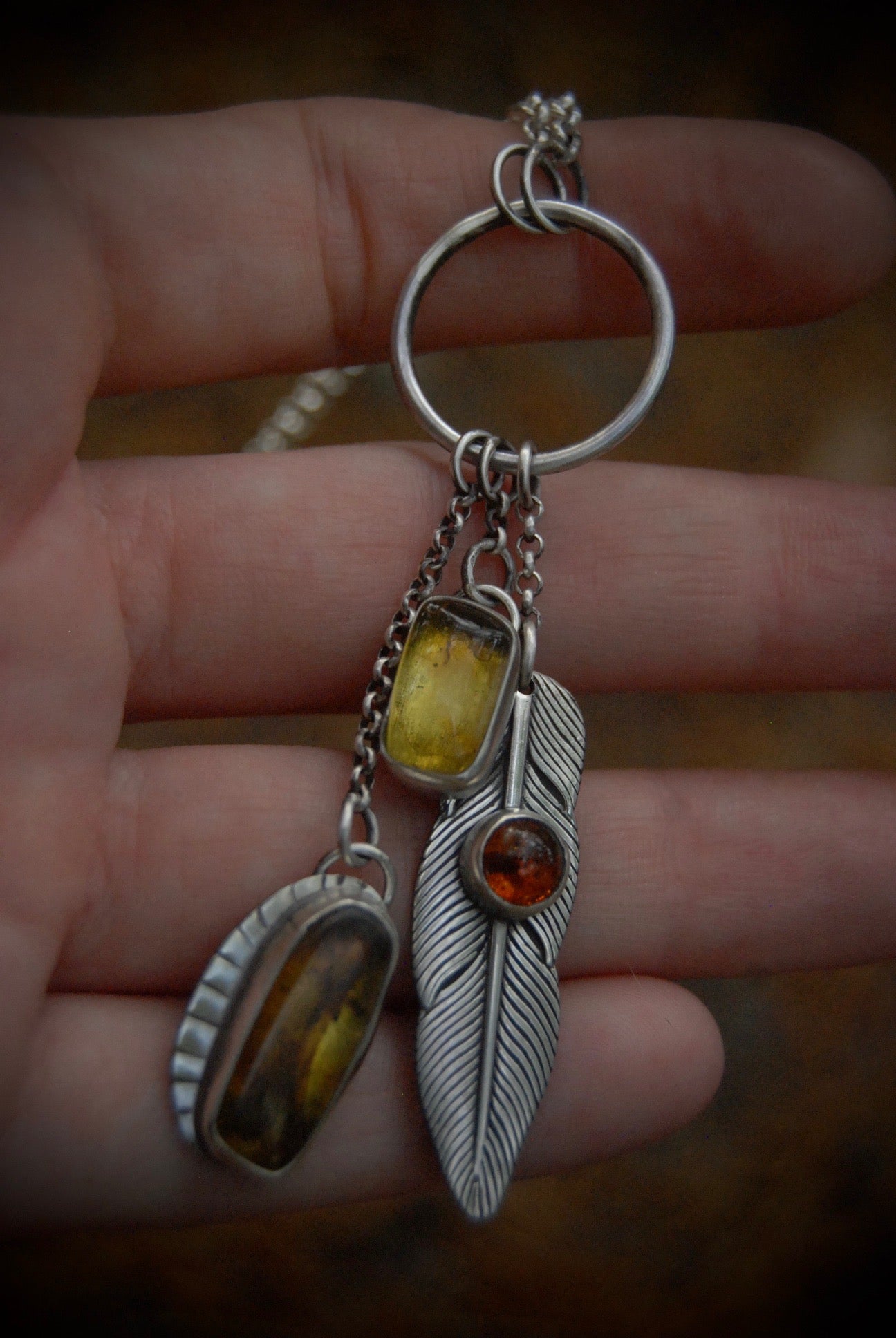 Amber Talisman Necklace