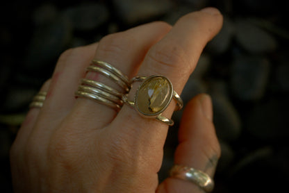 Simple Rutilated Quartz sz-10.5