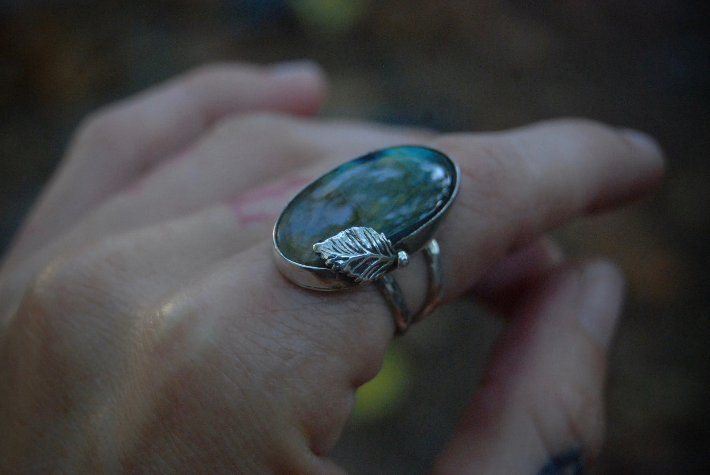 Labradorite leaf