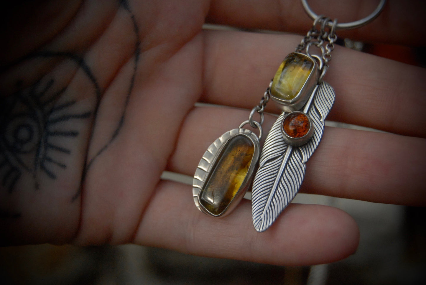 Amber Talisman Necklace