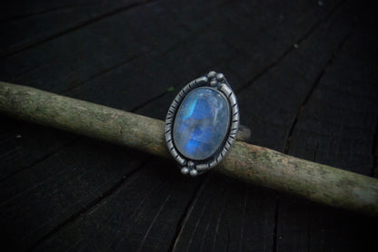 Moonstone statement ring