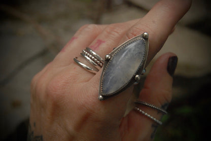 Moonstone Spellbinder Ring sz-6.5