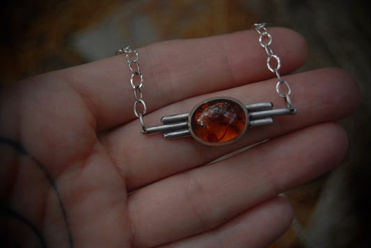 Amber Horizon Necklace