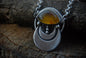 Amber moon necklace