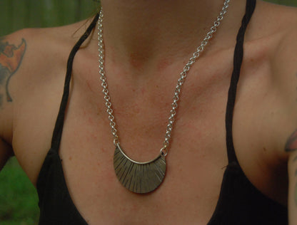 Crescent necklace