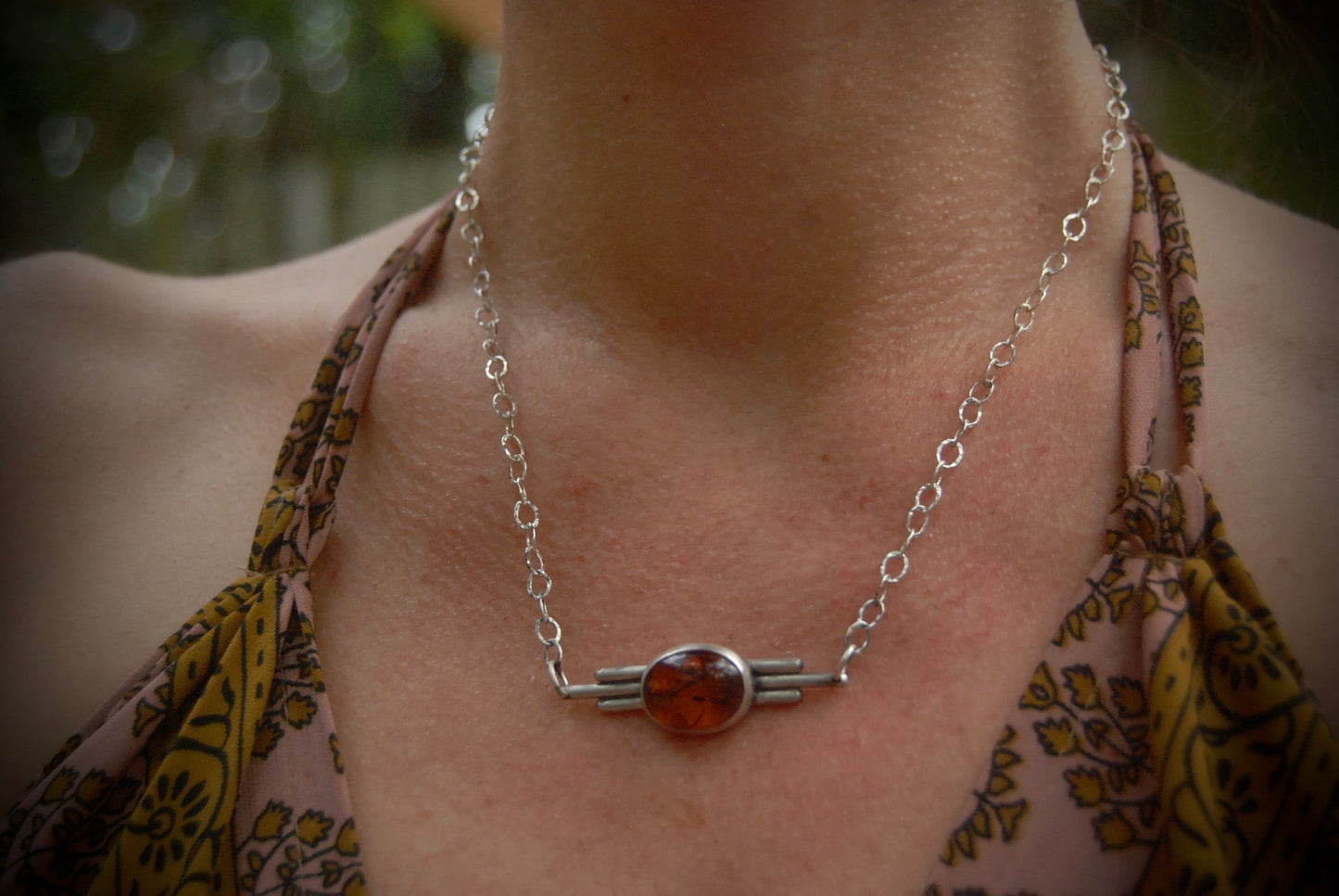 Amber Horizon Necklace