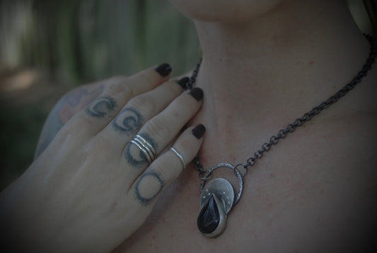 THE COVEN- My darling moon drop choker