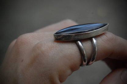 classic onyx ring |size-7.5|