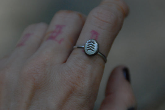 Arrow stacking ring