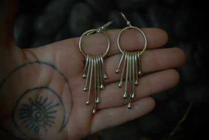 Sterling Silver Fringe Earrings