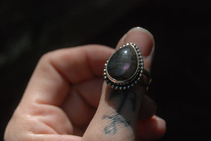 Sz- 8 Purple Lab Ring