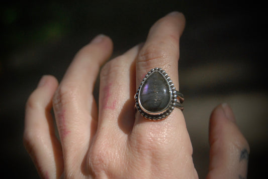 Sz- 8 Purple Lab Ring