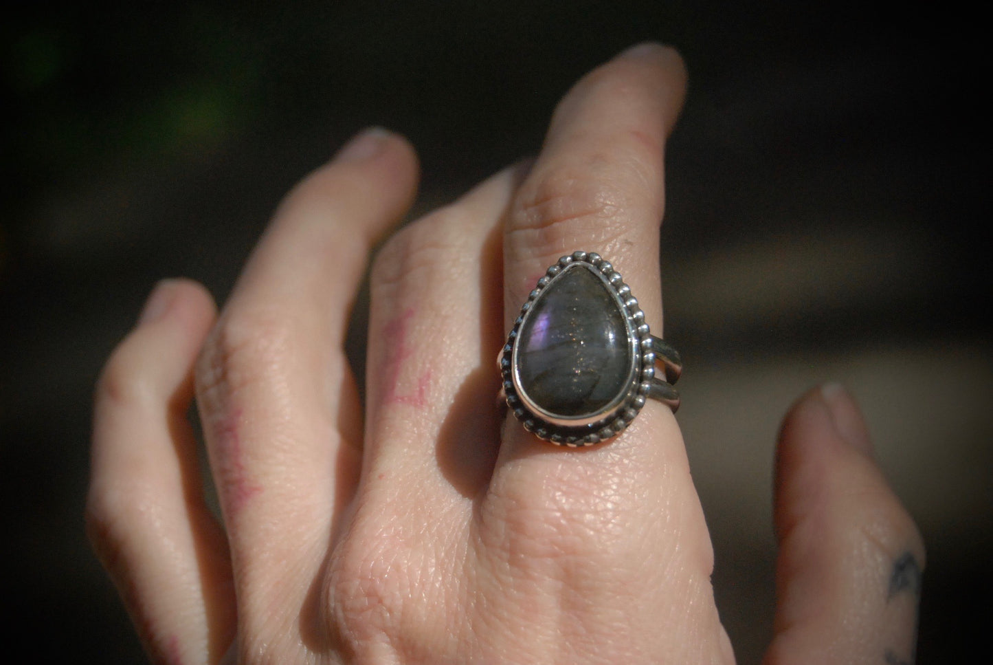 Sz- 8 Purple Lab Ring