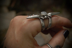 Moon Chaser Ring sz- 6.75