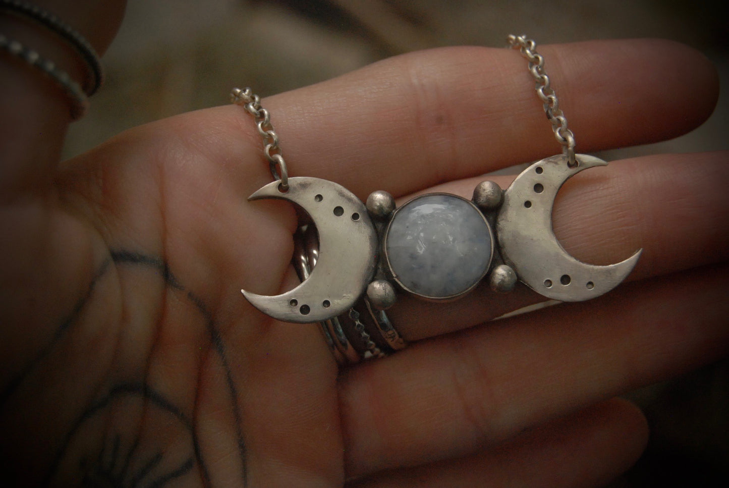 Triple Goddess Necklace