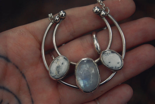 Moonstone and Dendritic Naja