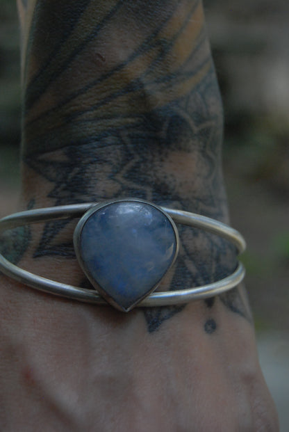 Large moonstone cuff