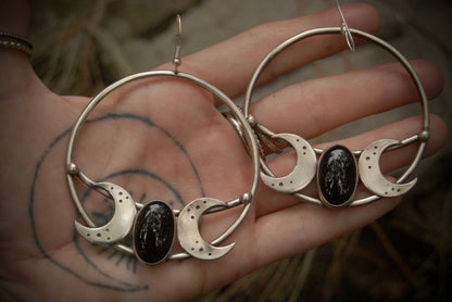 The Dark Moon Earrings