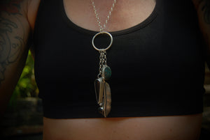 Amber and Turquoise Talisman