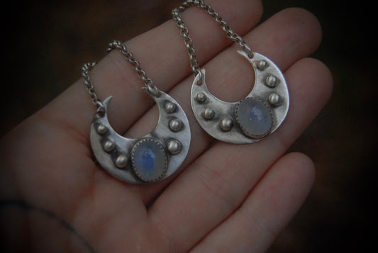 Moon Drop Earrings