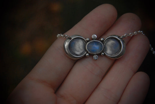 Double Luna Pendant