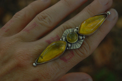 MTO Amber Ring or Necklace