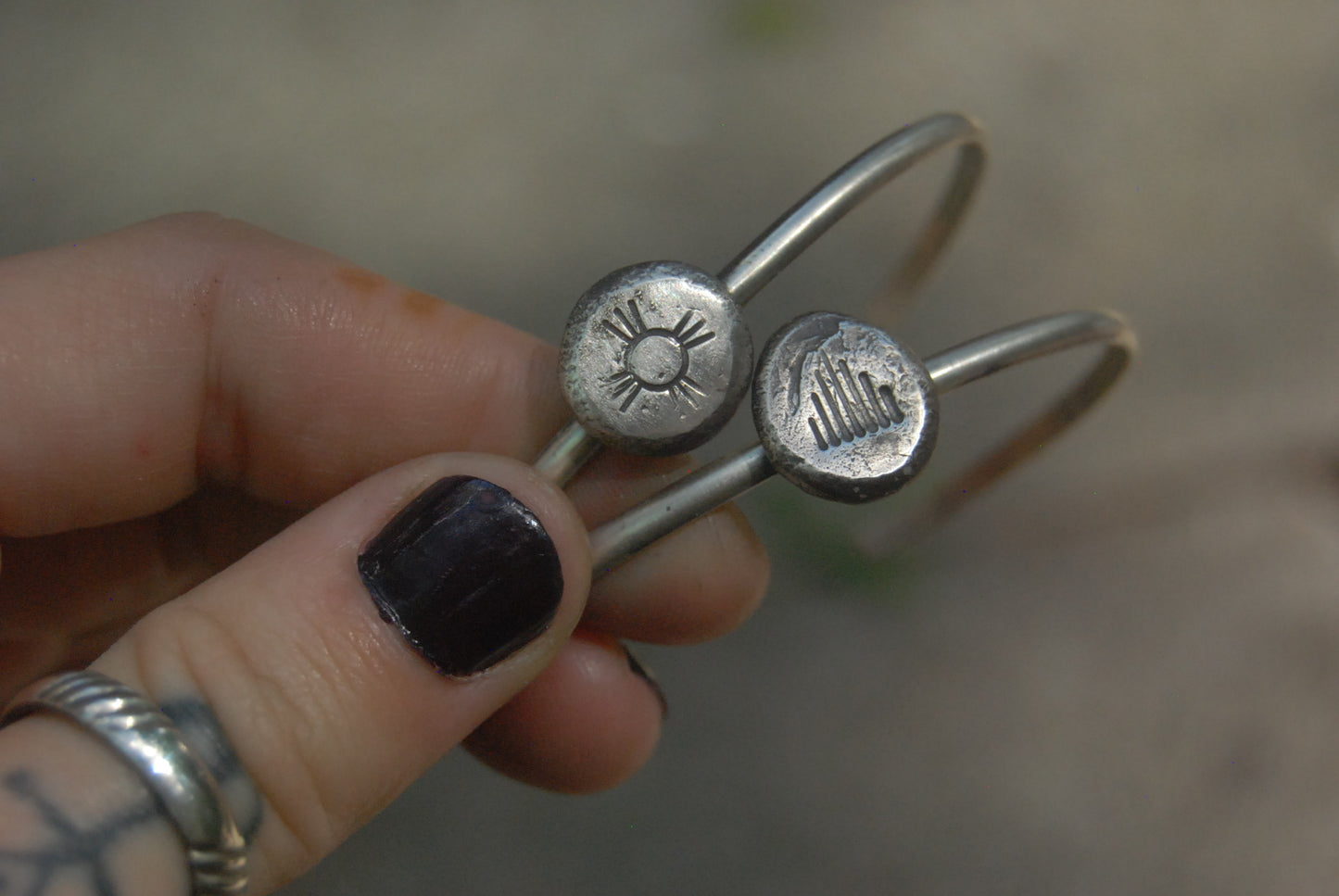 MTO rustic rain stack cuff