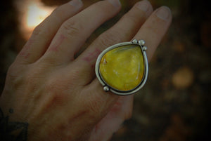 MTO Amber Ring or Necklace