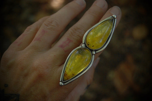 MTO Amber Ring or Necklace