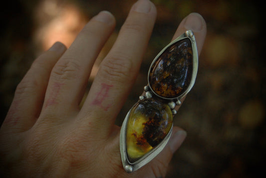 MTO Amber Ring or Necklace