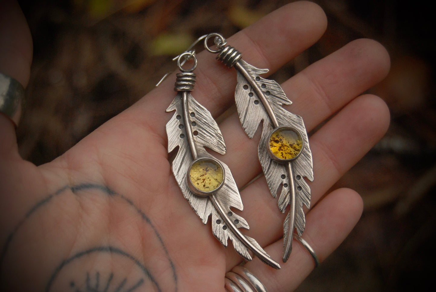 Feather Earrings 1