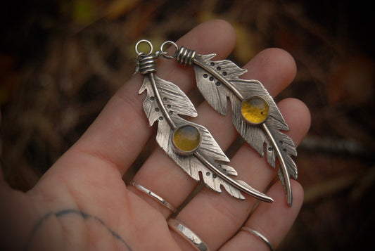 Feather Earrings 2