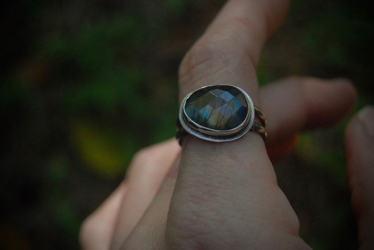 SZ-7.25 Rose Cut Lab Ring 1