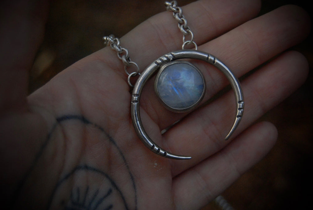 Clawed Moon Necklace