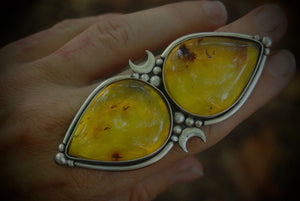 MTO Amber Ring or Necklace