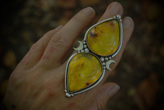 MTO Amber Ring or Necklace