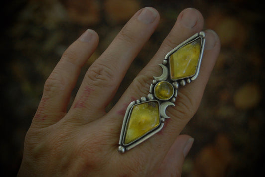 MTO Amber Ring or Necklace