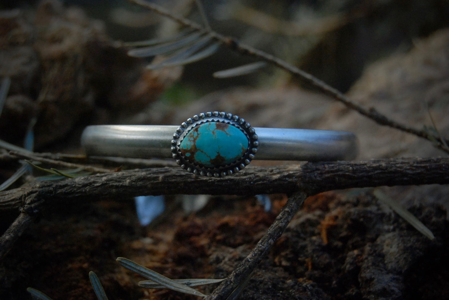 Winter blues- Charm Bangle