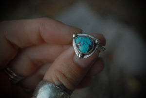 Blue Stack Ring sz-5.5