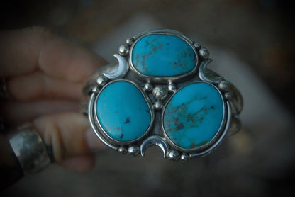 Turquoise Moon Cuff