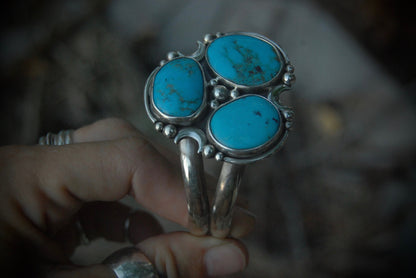 Turquoise Moon Cuff