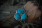 Turquoise Moon Cuff