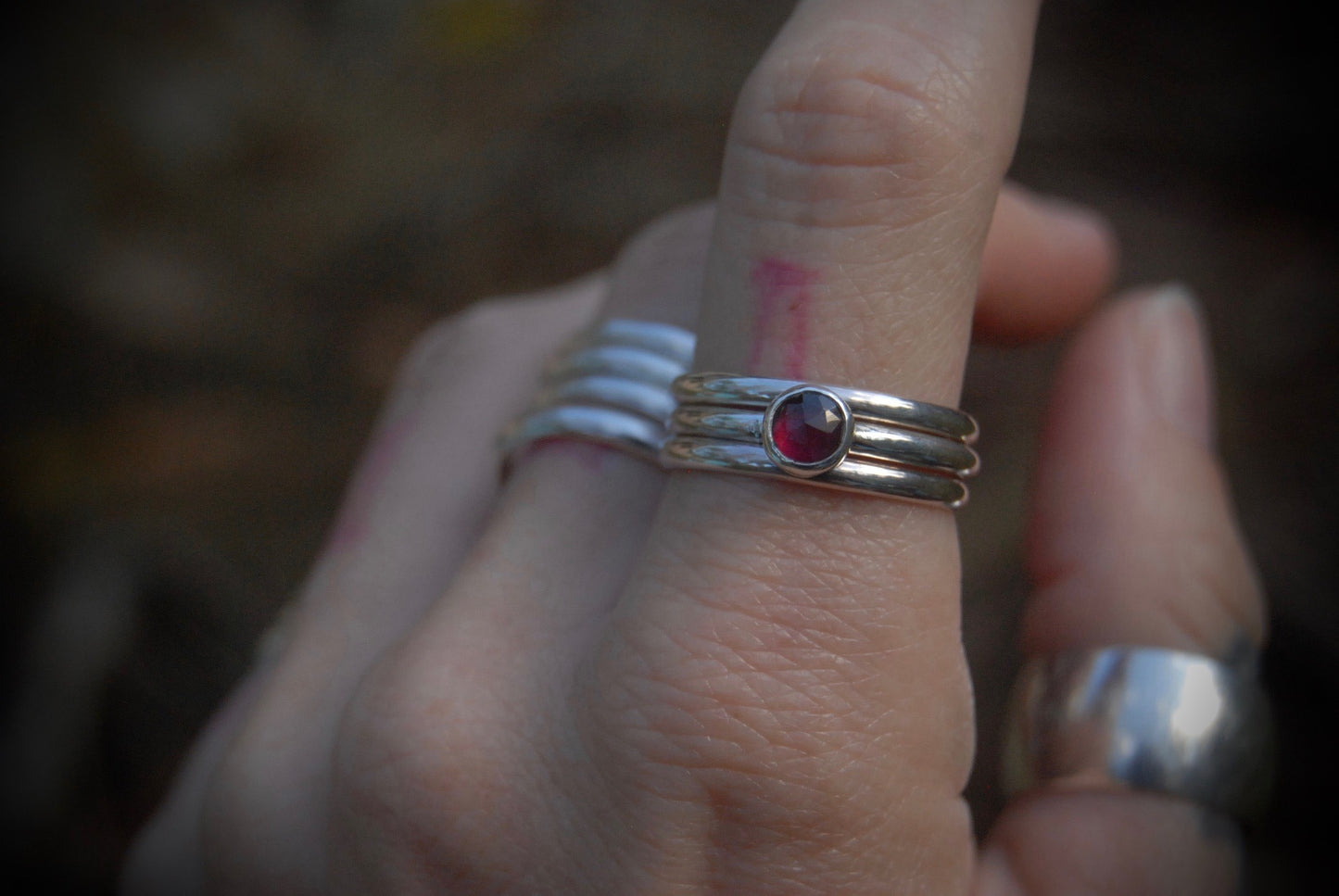 Garnet Stack Set 3 sz-8.5
