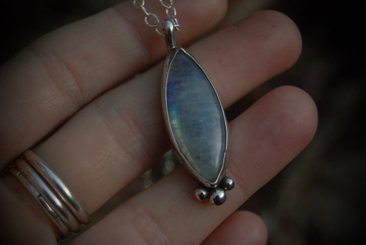 Moonstone Marquise Necklace