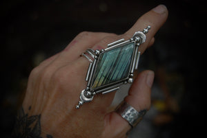 Diamond Lab Ring sz-7.75