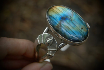 Rainbow Moon Cuff