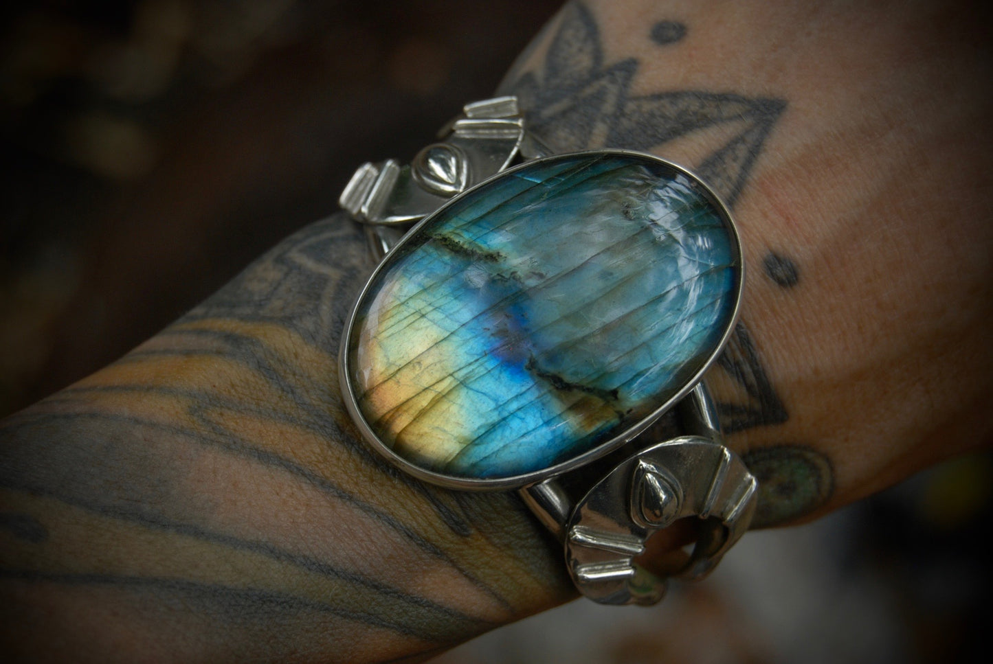 Rainbow Moon Cuff