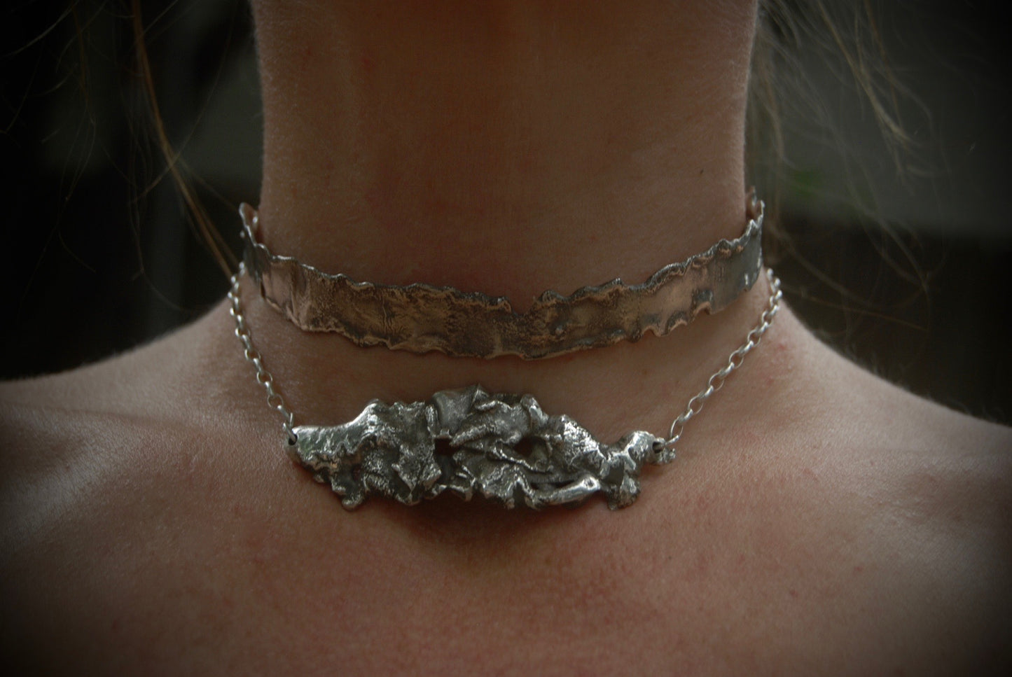 Melted Metal Choker